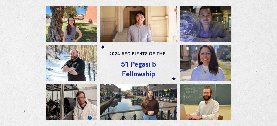 Photo collage of the 2024 51 Pegasi b fellows.