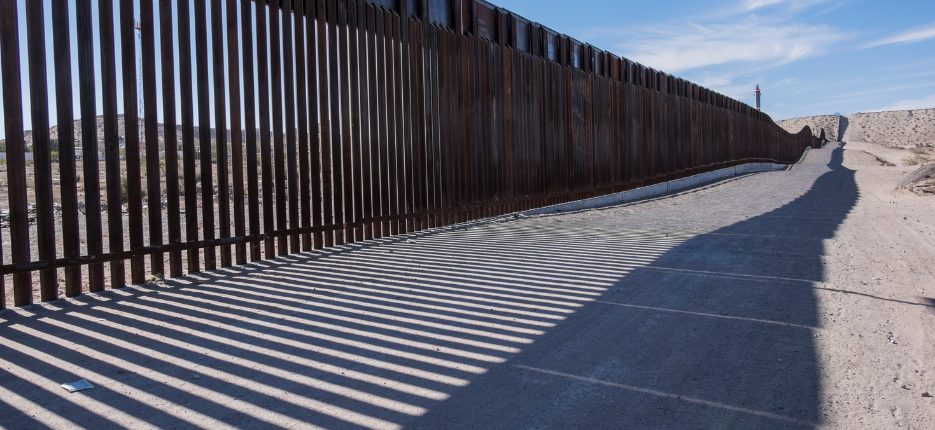 U.S./Mexico border wall.
