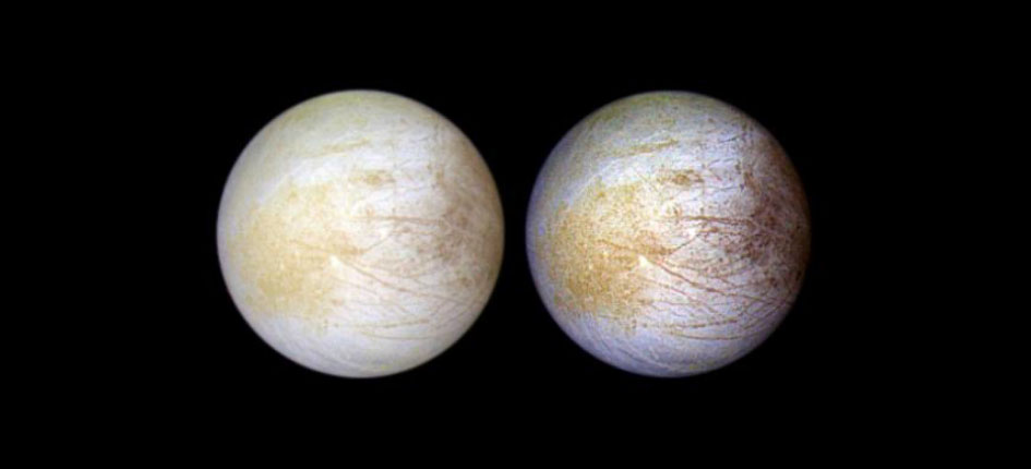 Galileo image of Europa’s surface.