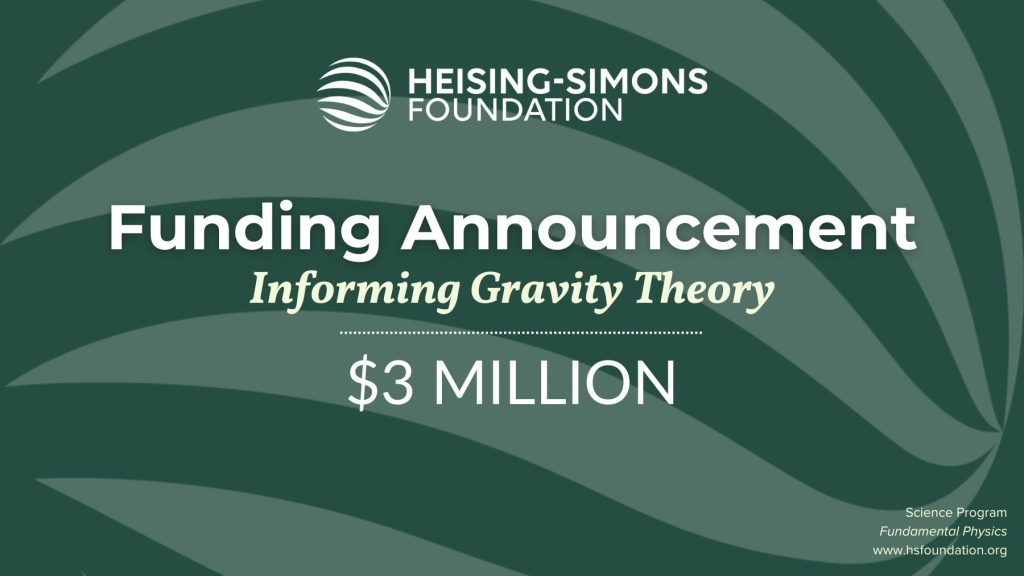 Green funding announcement graphic.
