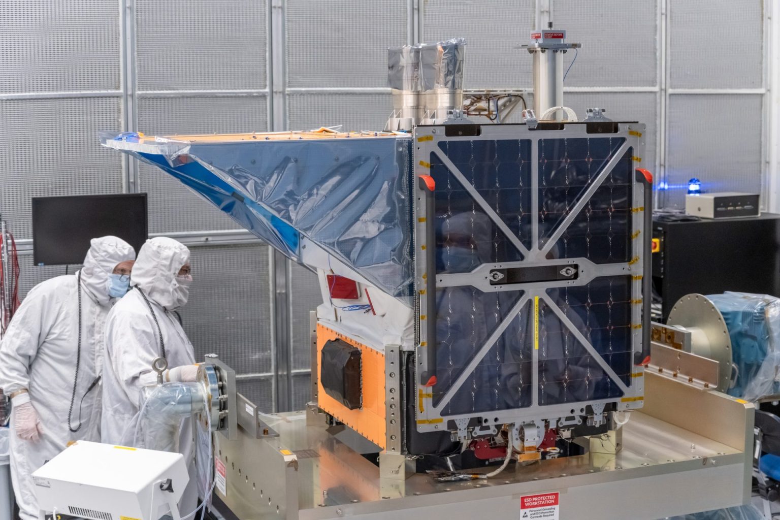 MethaneSAT Install Credit BAE Systems
