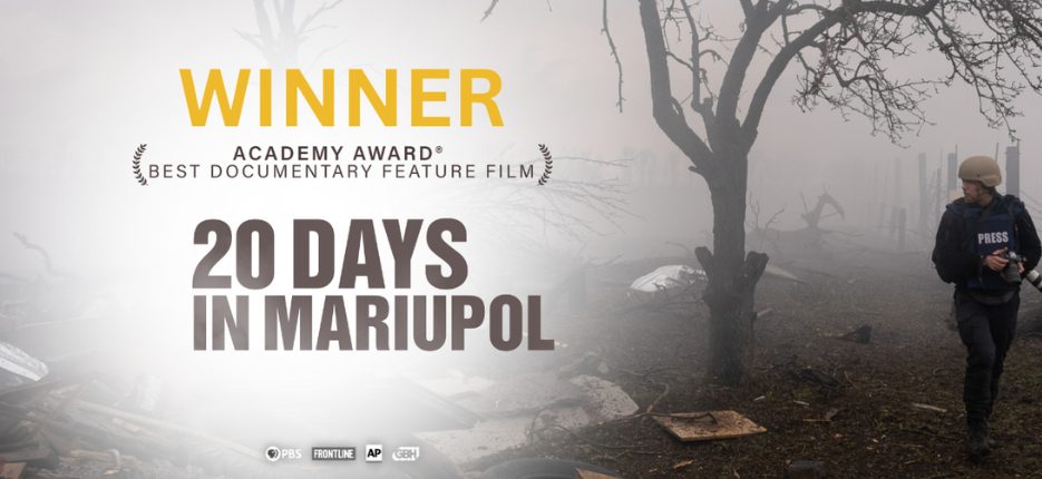 Cover of the 20 Days in Mariupol film.