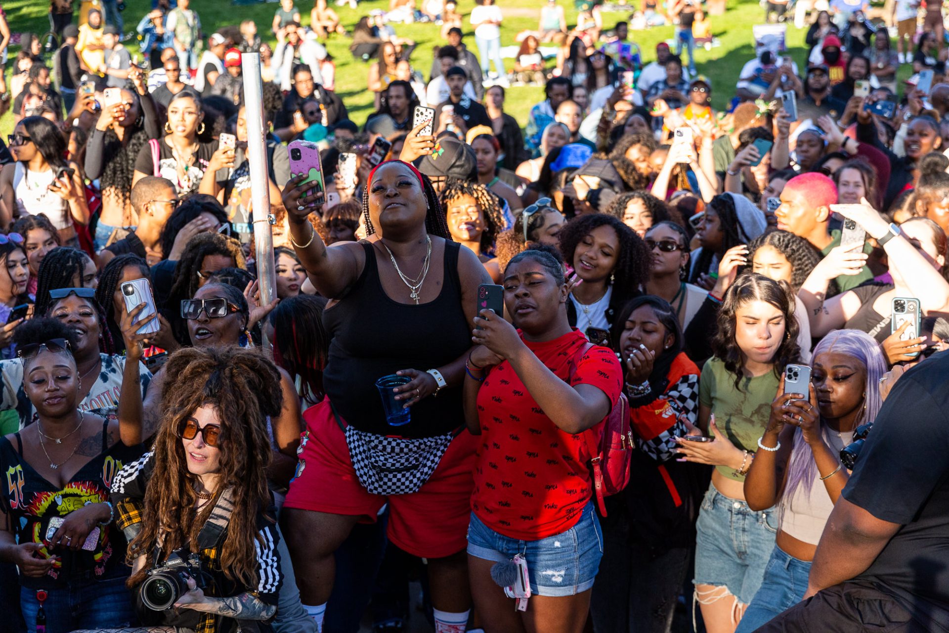 People enjoying a voter awareness and live music festival | Urban Peace Movement